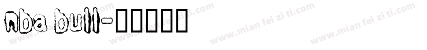 nba bull字体转换
